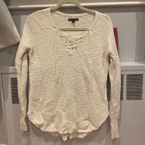 American eagle criss cross sweater
